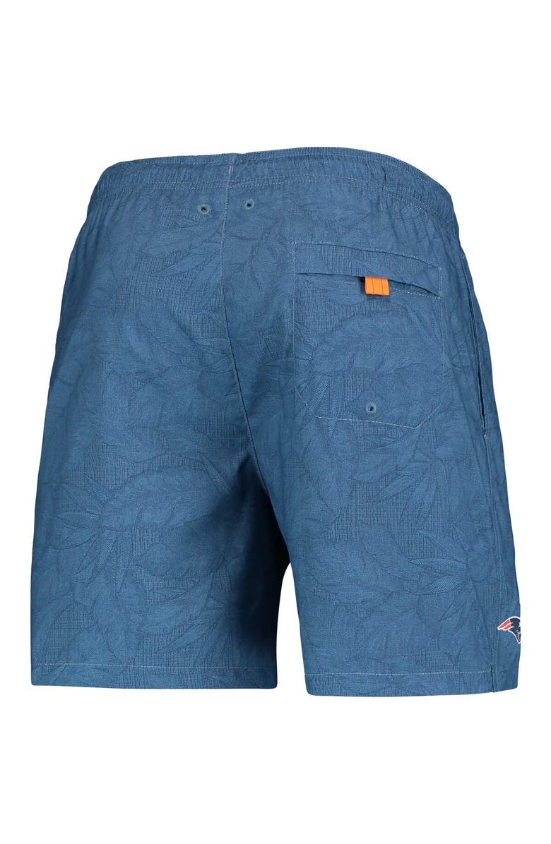 Tommy Bahama Men's Tommy Bahama Navy New England Patriots Naples Layered Leaves Swim Trunks, Alternate, color, Navy