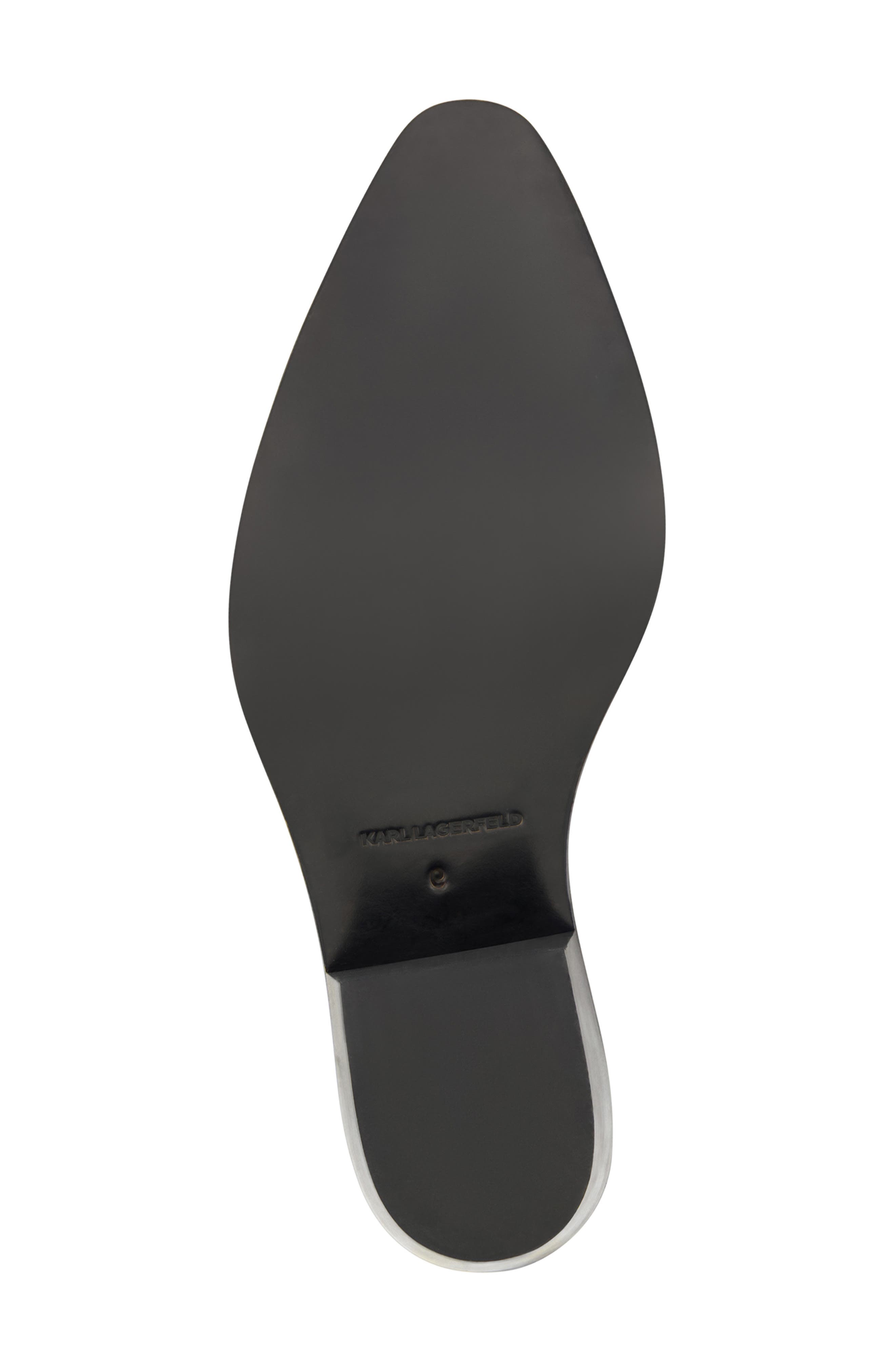 KARL LAGERFELD PARIS Studded Chelsea Boot, Alternate, color, 