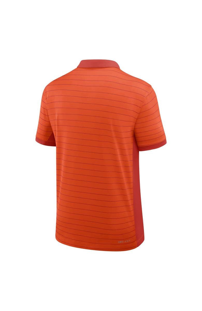 Nike Men's Nike Orange Clemson Tigers 2025 Early Season Coaches Sideline Victory Stripe Performance Polo, Alternate, color,