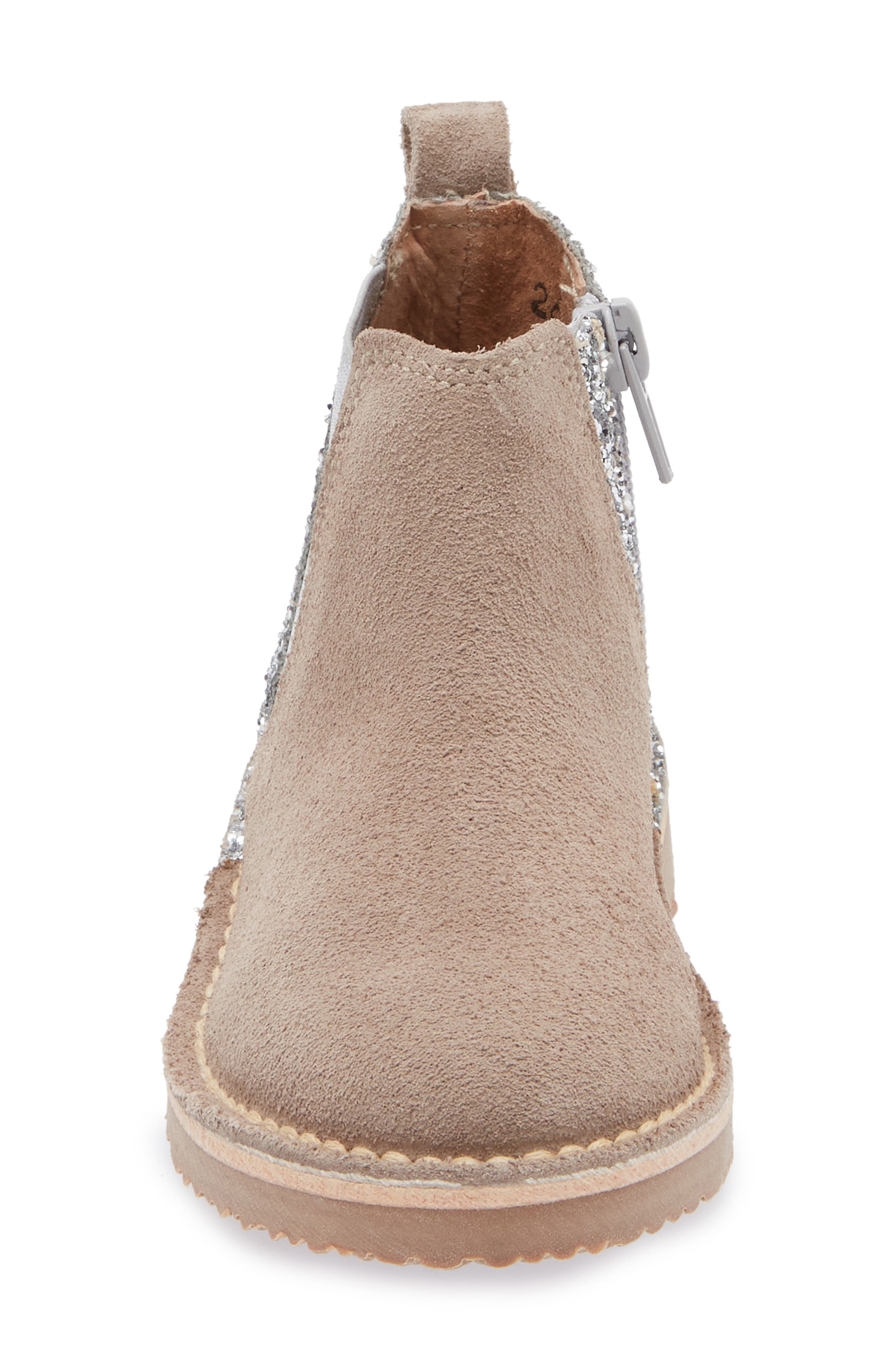 CHILDRENCHIC Kids' Olivia Chelsea Boot, Alternate, color, Taupe