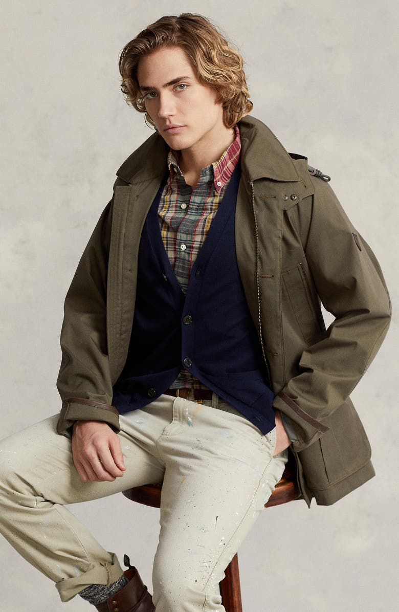 Polo Ralph Lauren Hooded Car Coat, Alternate, color,