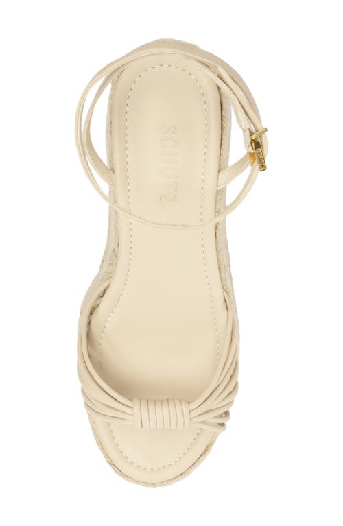 SCHUTZ SCHUTZ LIVIA PLATFORM WEDGE SANDAL
