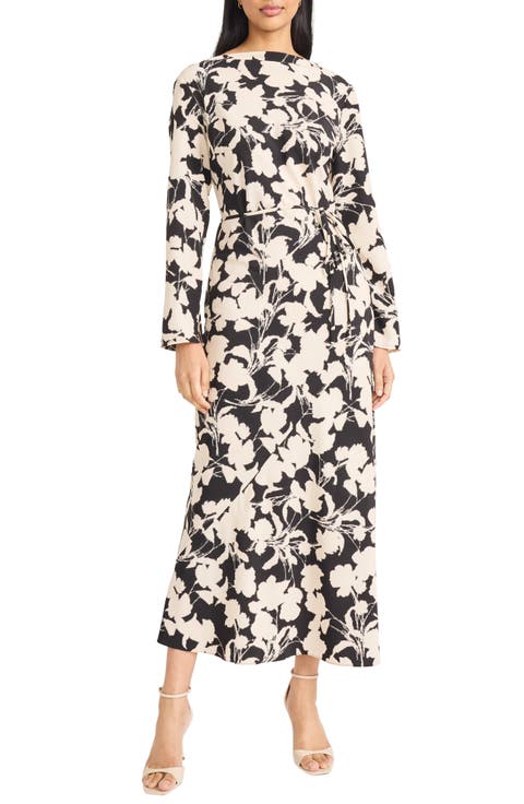 Floral Long Sleeve Maxi Dress