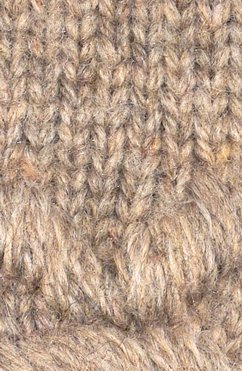 Lauren Ralph Lauren Embroidered Logo Scarf, Alternate, color, Dark Taupe Htr