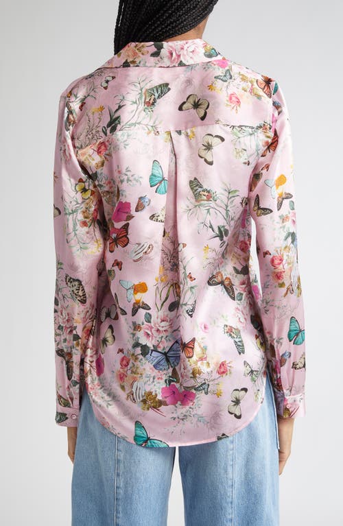 L Agence L'agence Tyler Silk Button-up Shirt