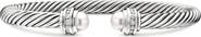 David Yurman Classic Cable Bracelet in Sterling Silver with Semiprecious Stones & Diamonds, 5mm