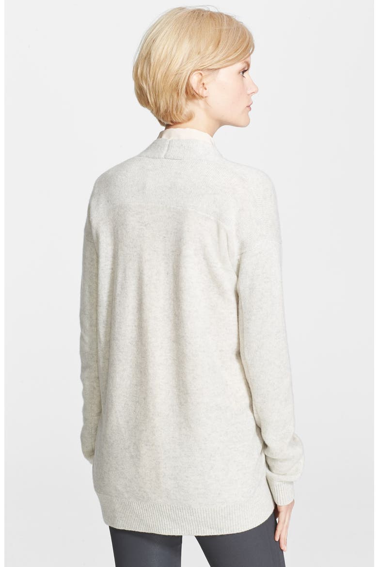 Drape Front Cashmere Cardigan, Alternate, color, H. CLOUD
