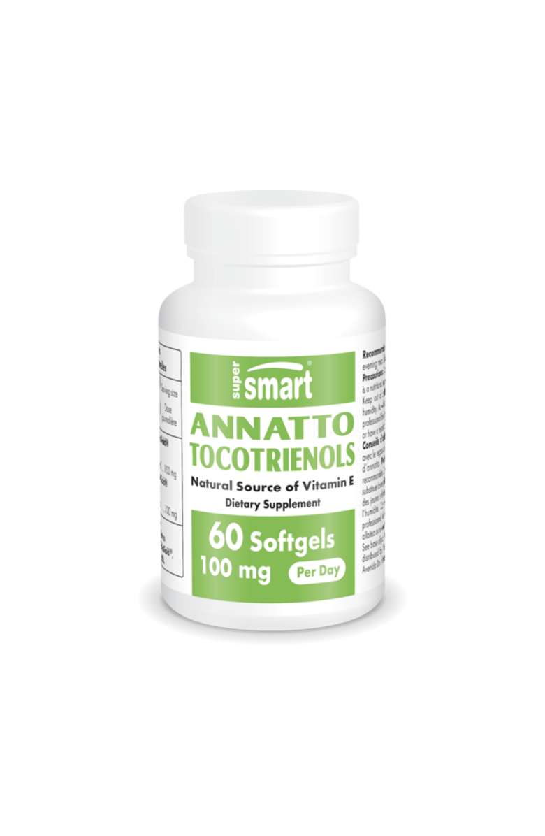 SuperSmart Annatto Tocotrienols 100mg, Main, color, NO COLOR