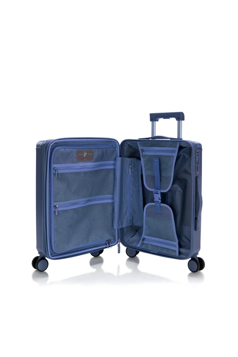 Luxe 21 Inch Carry-on Luggage, Alternate, color, Navy