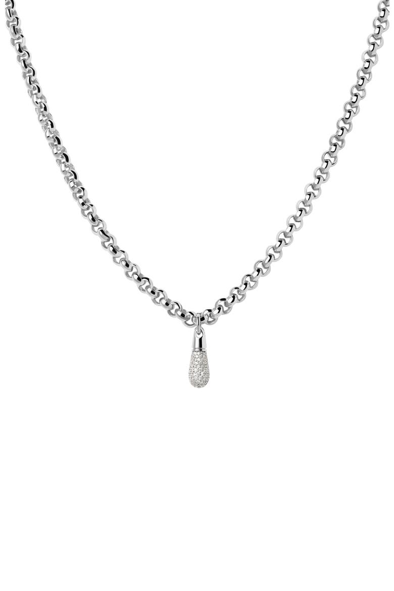 Jazz Chain Necklace, Main, color, Silver
