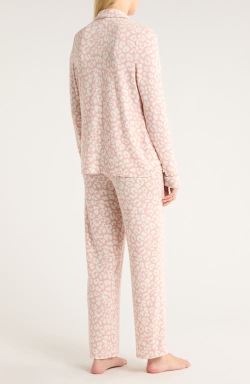 Nordstrom Brushed Hacci Pajamas In Pink