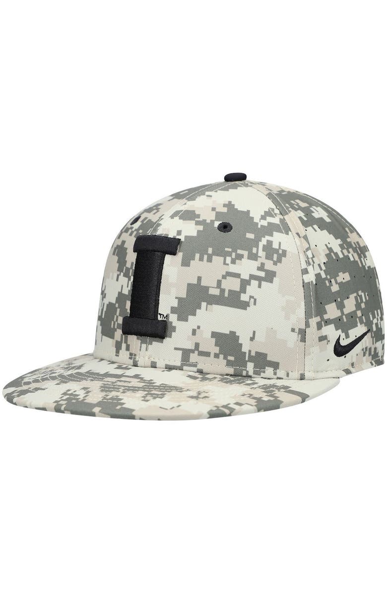 Nike Men's Nike Camo Iowa Hawkeyes Baseball True Performance Fitted Hat, Alternate, color, 
