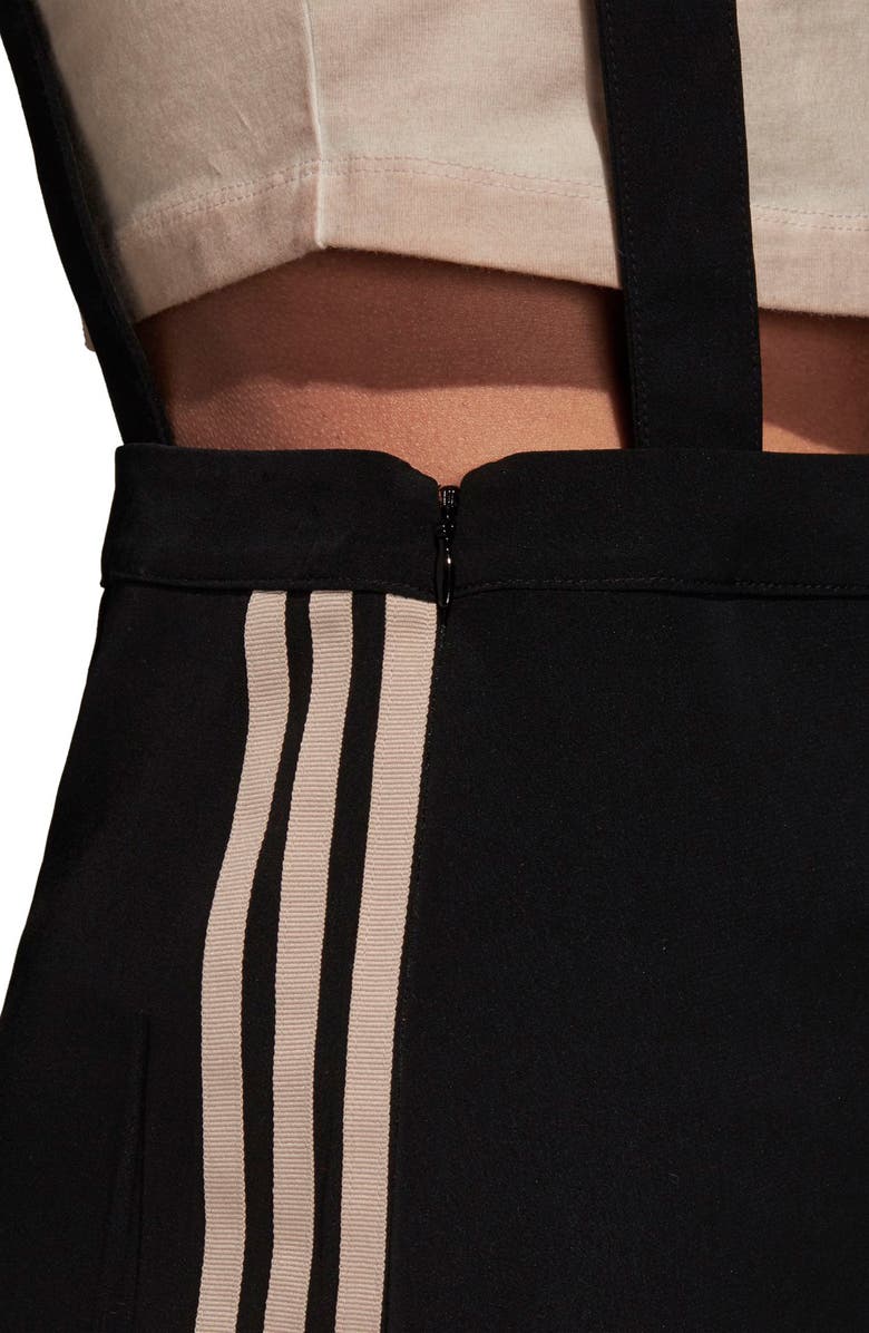 adidas Originals Midi Skirt with Shoulder Straps, Alternate, color,