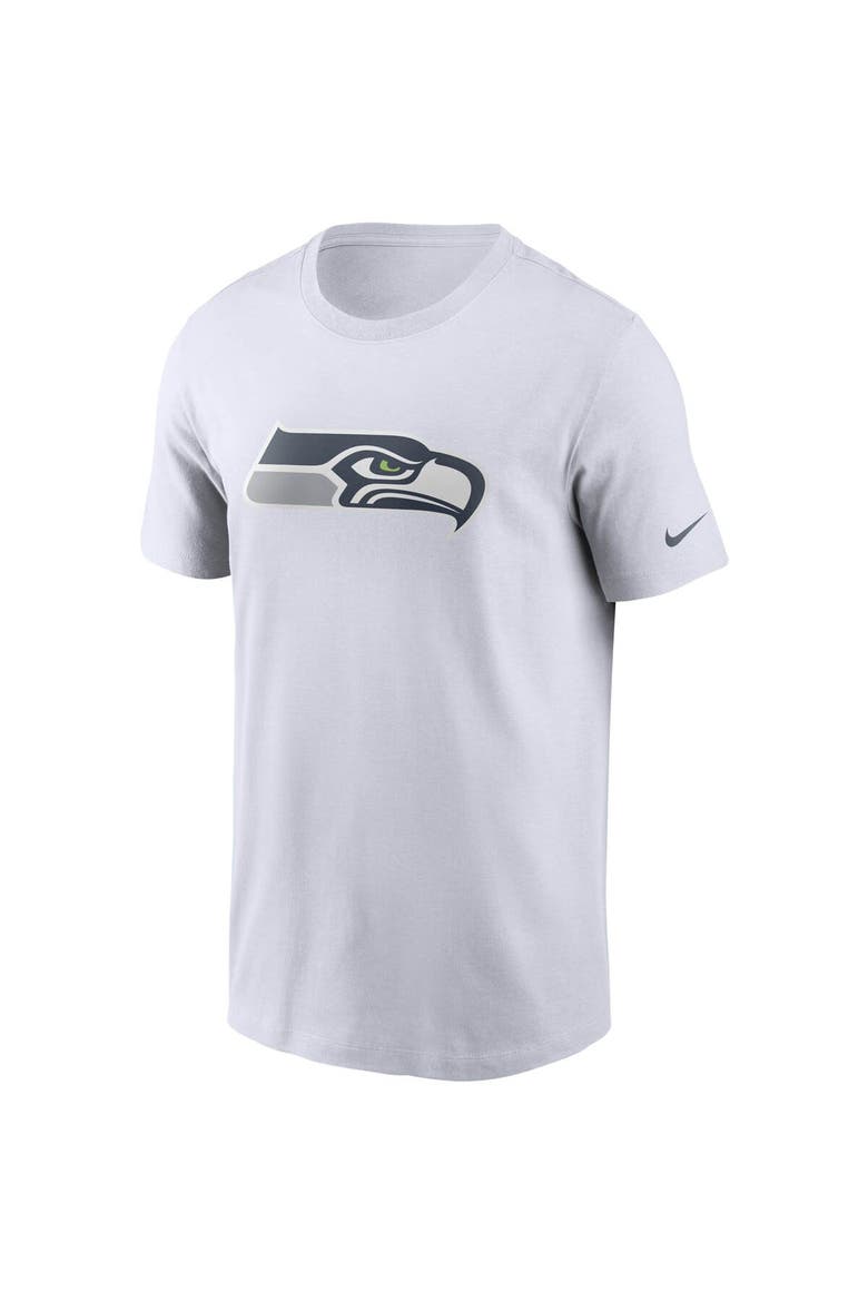 Men's Nike White Seattle Seahawks Primary Logo T-Shirt, Alternate, color, White