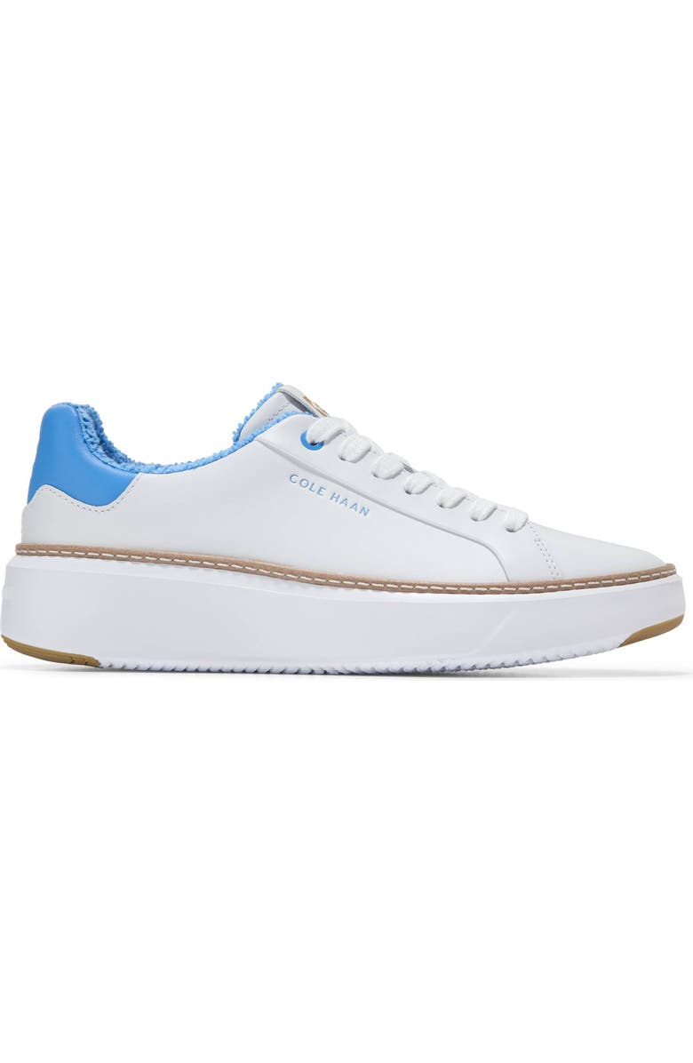 Cole Haan GrandPro Topspin Platform Sneaker, Alternate, color, White/ Marina