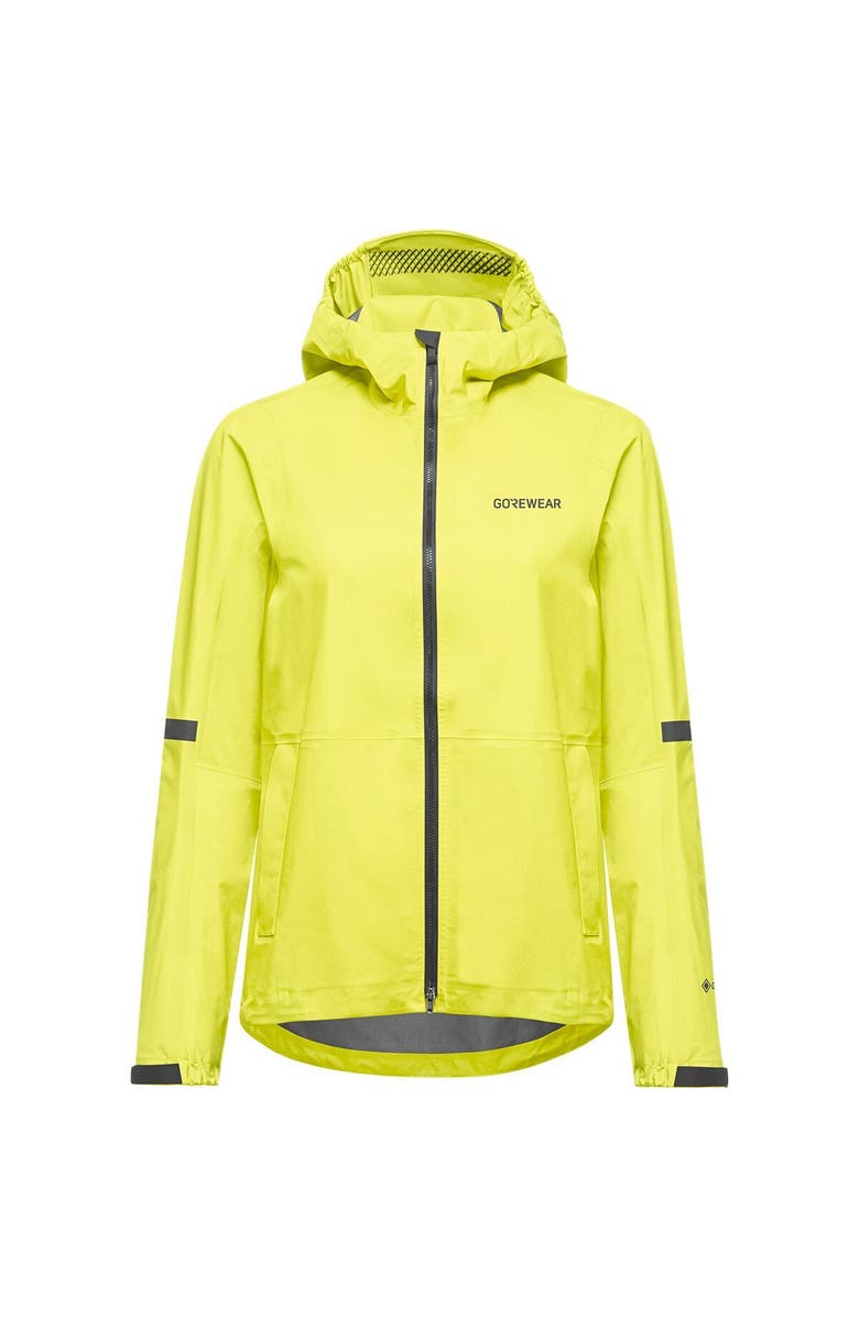 GOREWEAR Lupra 2.0 Gore-Tex Hooded Jacket - Women's, Main, color, Lime Yellow