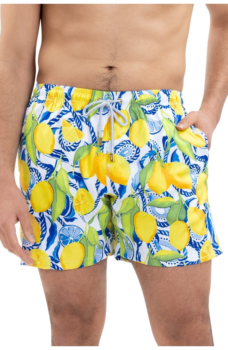 Kenny Flowers The Bossitano - Swim Trunks, Main, color, White
