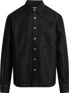 Hudson Jeans Snap-Up Denim Overshirt
