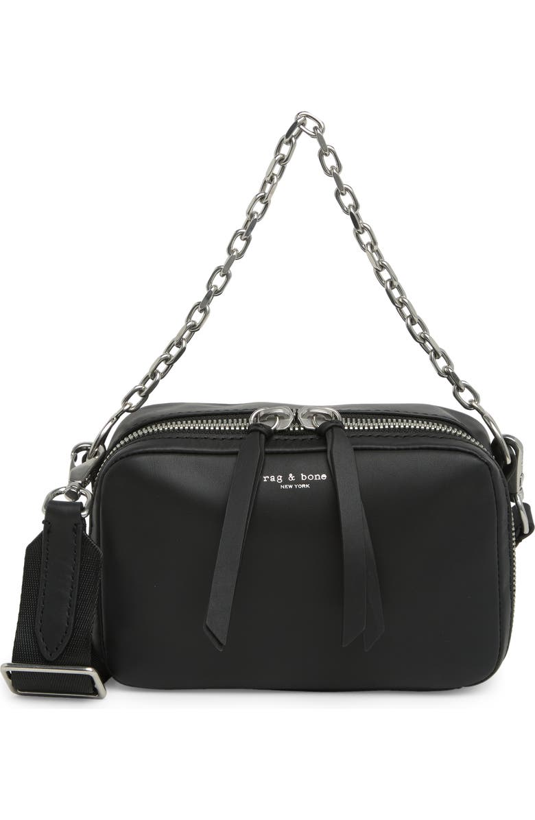 rag & bone Cami Leather Camera Bag, Main, color,