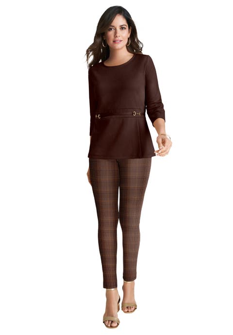 Ponte Belted Top (Plus Available)