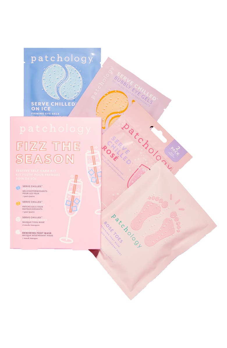 Patchology Fizz the Season Festive Self-Care Set $28 Value, Main, color, 
