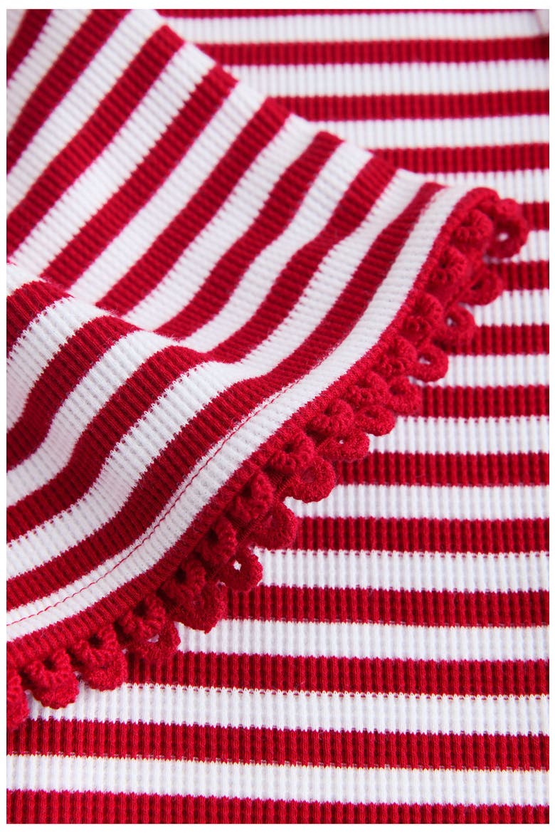 Kids' Stripe Tank & Shorts Set, Alternate, color, RED