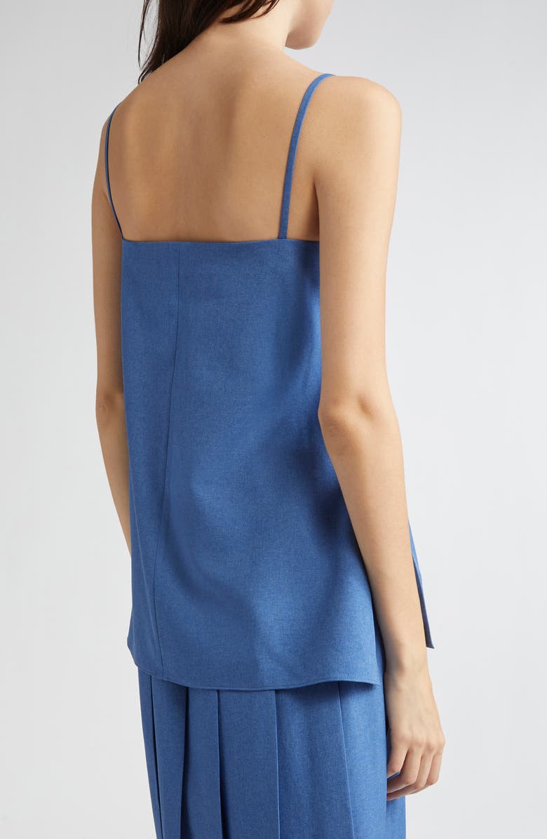 EENK Pleated Sleeveless Top, Alternate, color, Blue Polyester