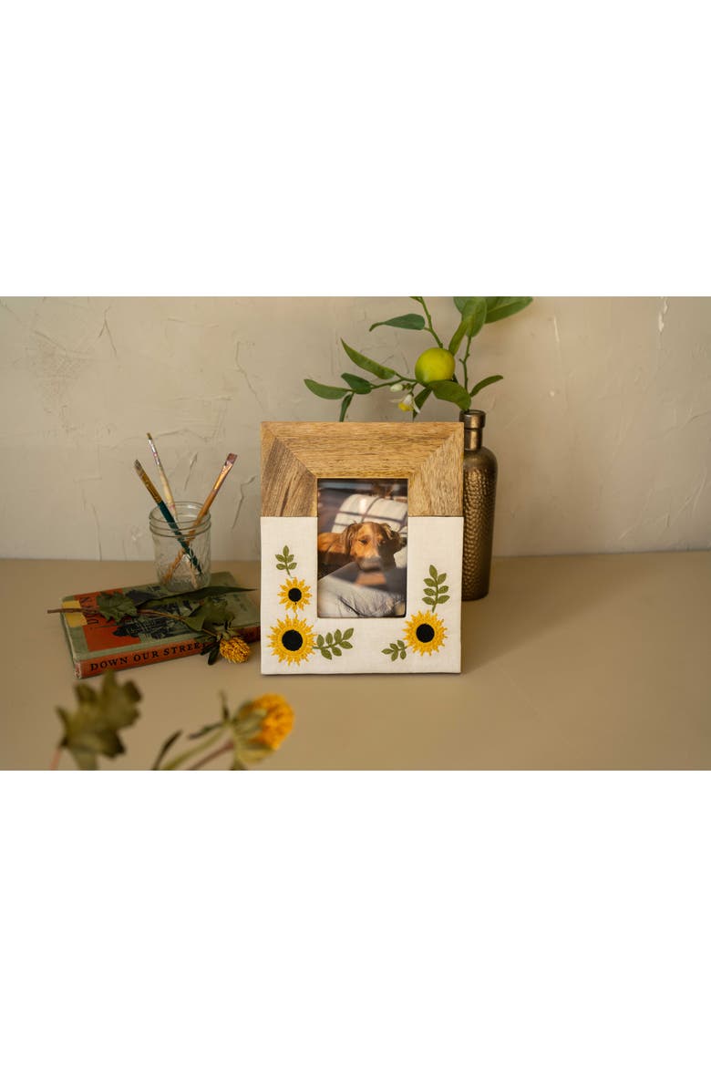 4x6 Sunflower Photo Picture Frame, Alternate, color, Yellow