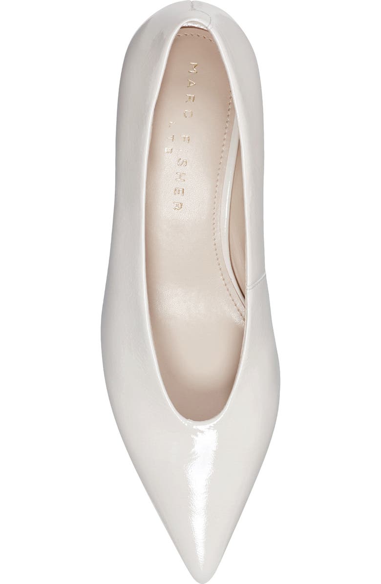 Marc Fisher LTD Cecile Pointed Toe Pump, Alternate, color, White