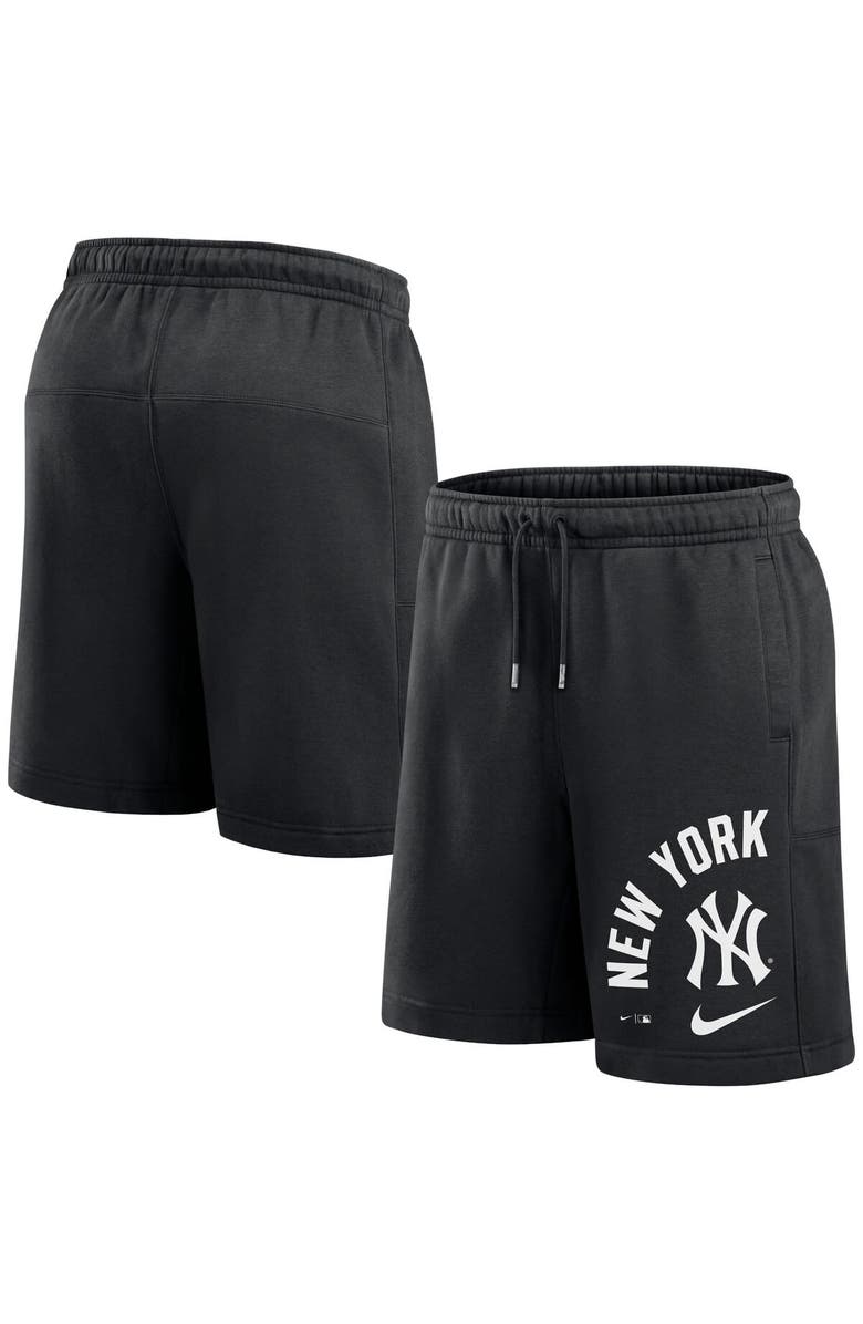 Nike Men's Nike Black New York Yankees Arched Kicker Shorts, Alternate, color, 