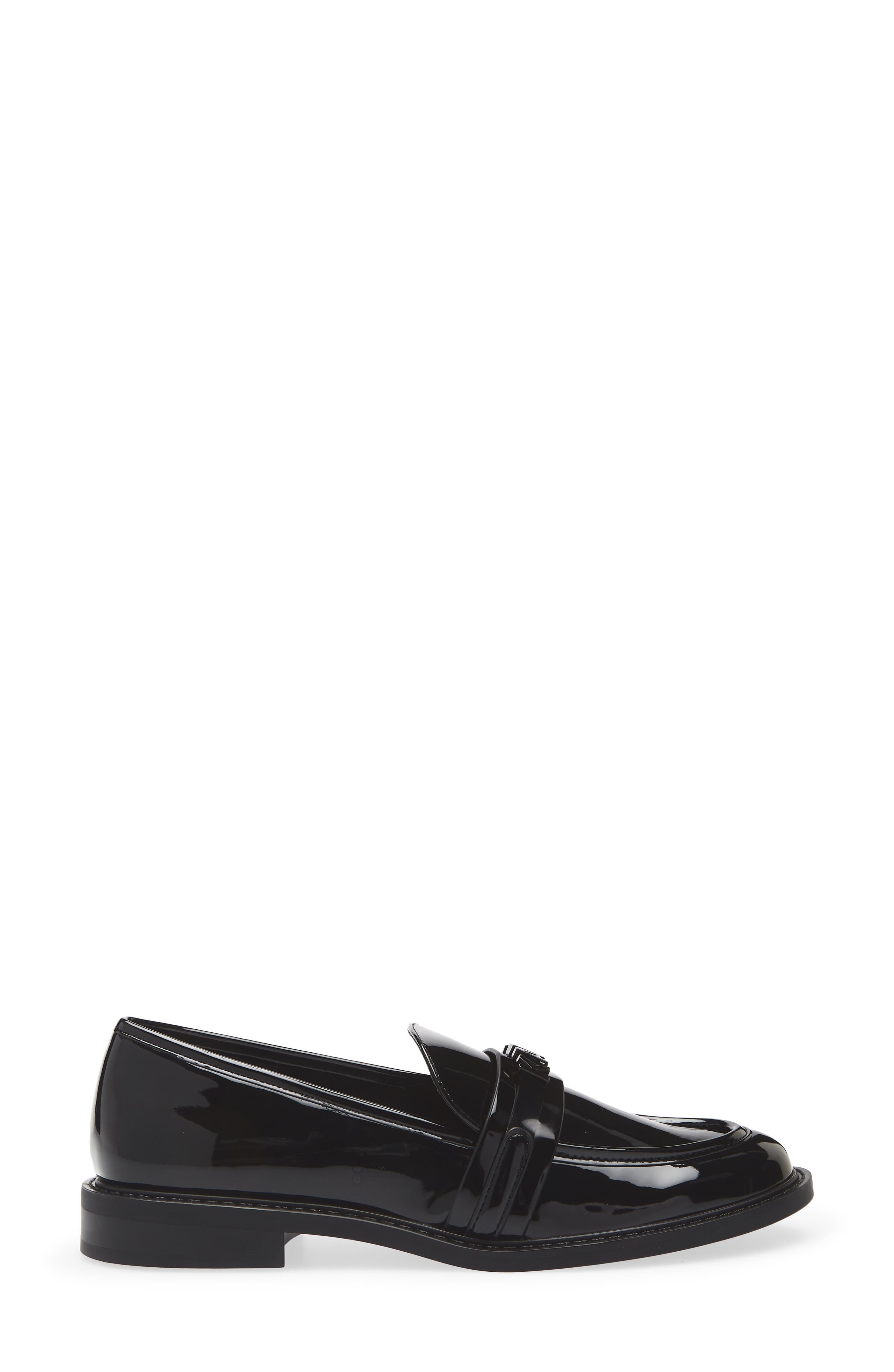 KARL LAGERFELD PARIS Rainn Logo Loafer, Alternate, color, Black