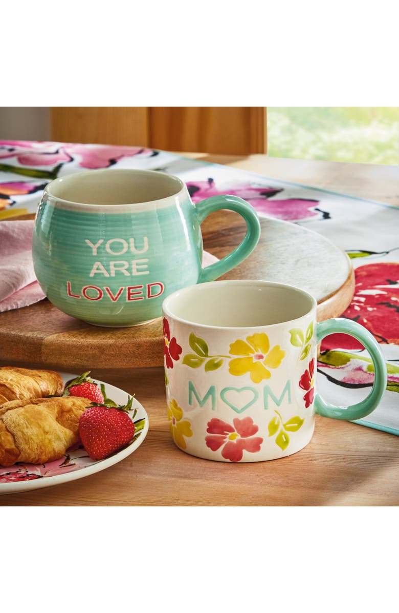 tag Mom Mug Multi Stoneware Spring, Alternate, color, White