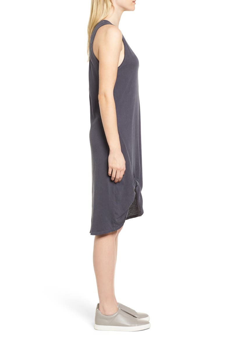 Boo Jersey Tank Dress, Alternate, color, ASPHALT