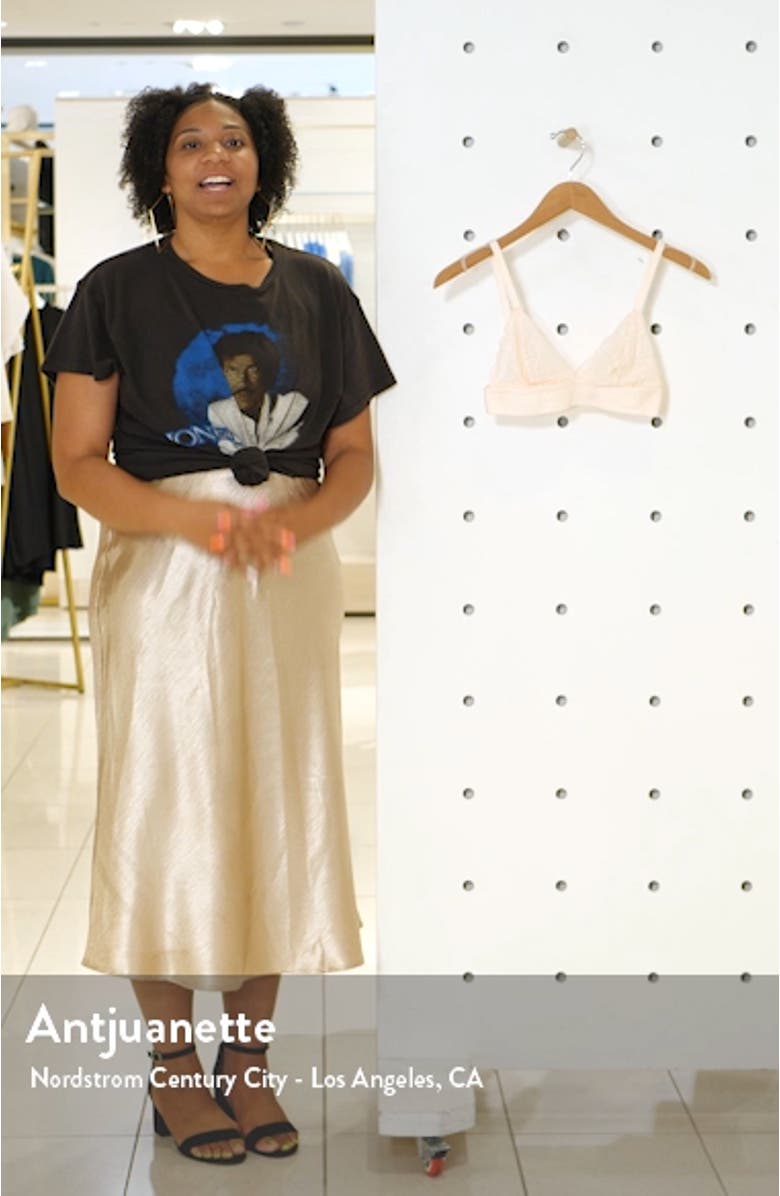 The Long-Lined Lace Bralette, sales video thumbnail