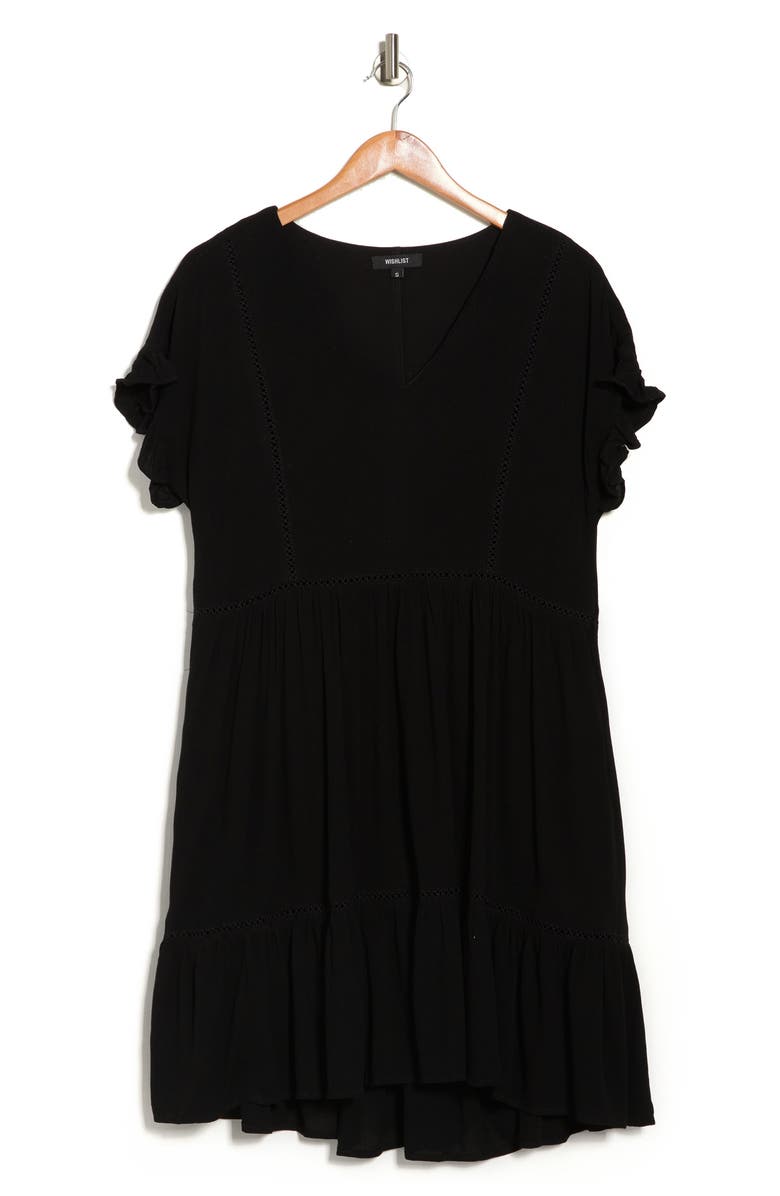 WISHLIST Short Sleeve Babydoll Dress, Alternate, color,