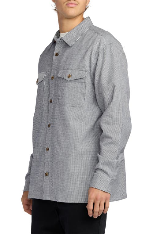 Billabong Austin Garage Corduroy Button-up Shirt In Gray