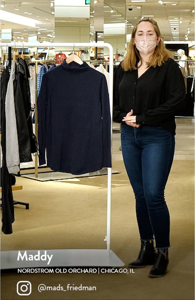 Vital Cotton Blend Turtleneck Sweater, sales video thumbnail