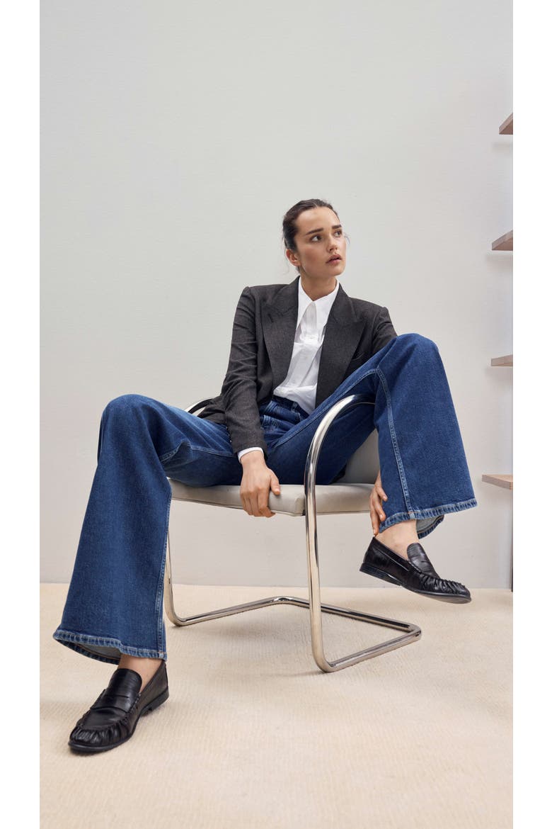 Swan Stretch High Rise Bootcut Jean, Alternate, color, Vintage Mid Blue
