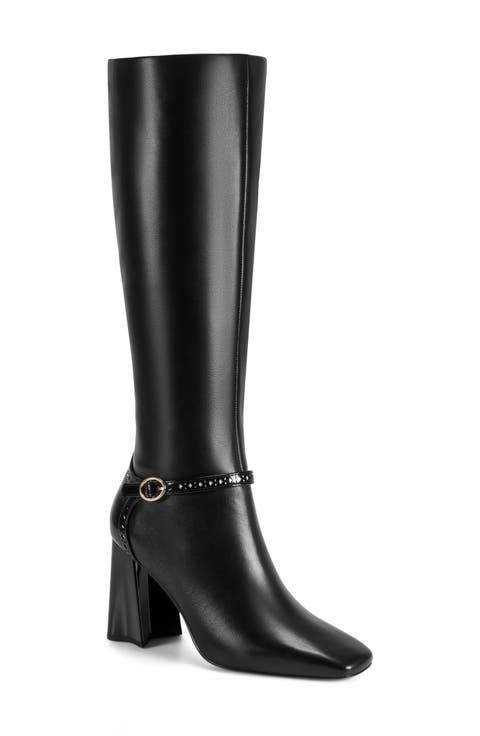 Shreya Sculpted Block Heel Knee High Boot (Women)