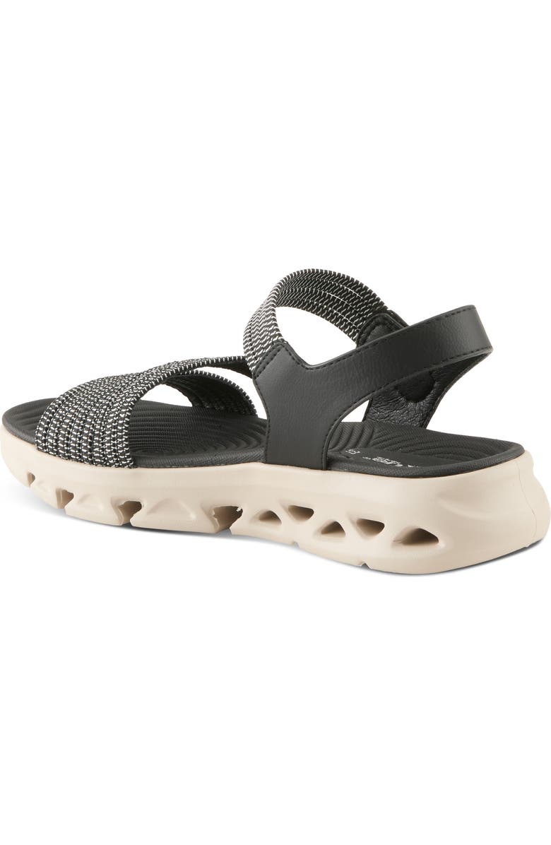 Flexus by Spring Step Garlina Platform Wedge Sandal, Alternate, color, Black