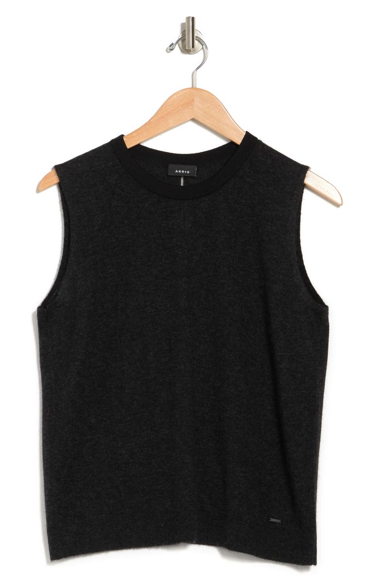 Akris Cashmere Blend Knit Sleeveless Top, Alternate, color, 