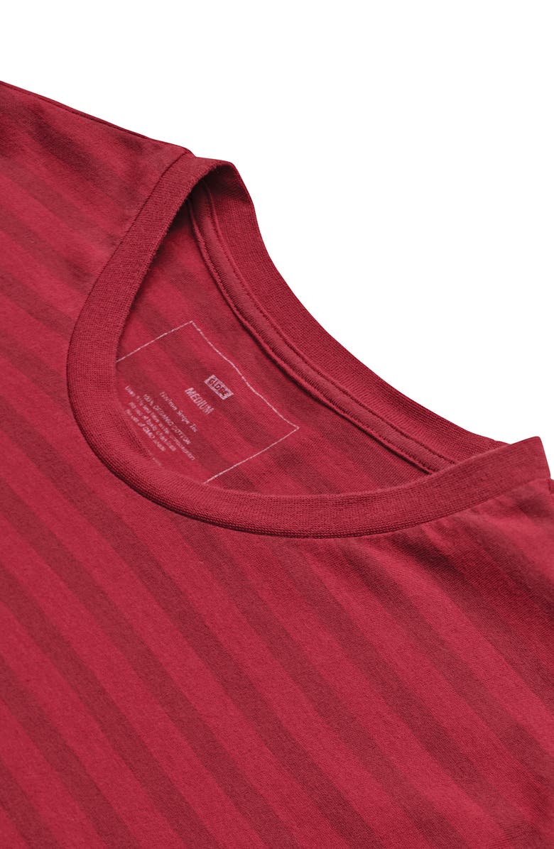 Globe Horizon Stripe Organic Cotton T-Shirt, Alternate, color,