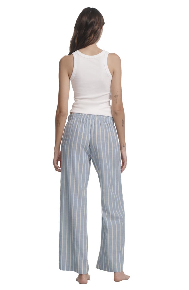 Eberjey Nautico Stripe Pajama Pants, Alternate, color, Classic Stp Slate Blu/ Ivor