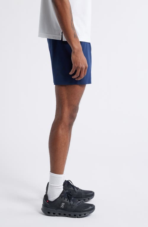 Ten Thousand Interval Lined 5-inch Training Shorts In Navy