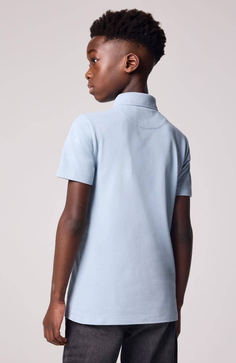 smALLSAINTS by ALLSAINTS Kids' Ramskull Embroidered Piqué Polo, Alternate, color, 