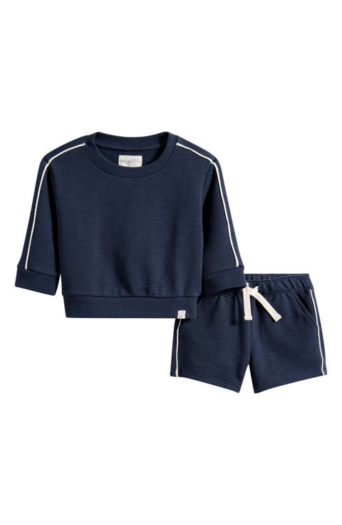 Organic Cotton Knit Top & Shorts Set (Baby)