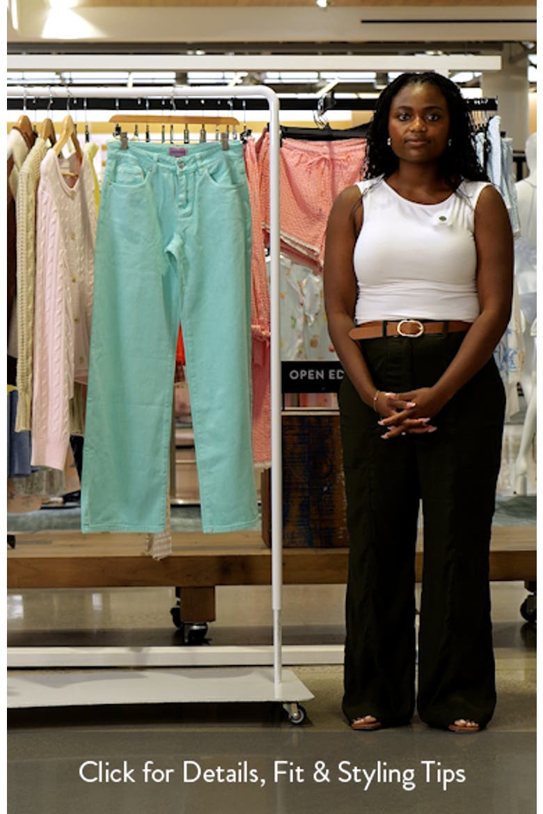 Roman Slouchy Low Rise Wide Leg Jeans video