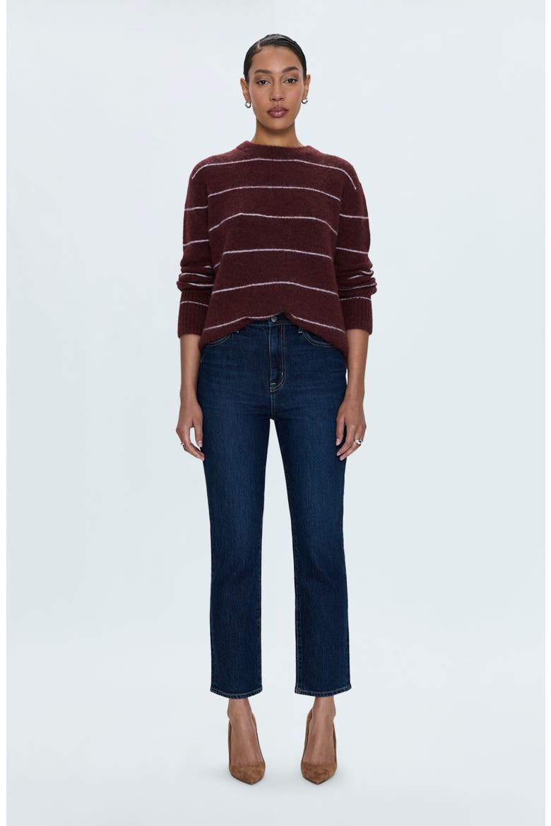 Bri High Waist Ankle Straight Leg Jeans, Alternate, color, FOCUS