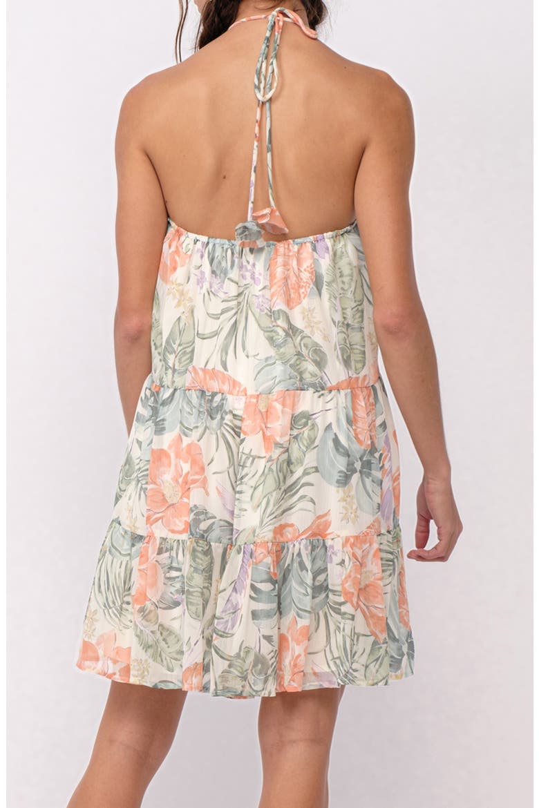 Halter Swing Minidress, Alternate, color, WHITE