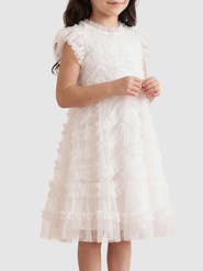Needle & Thread Amara Ruffle Sleeve Kids Dress